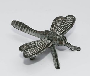Iron Dragonfly Garden Figurine