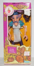 1982 Kenner Purple Pieman Doll From The Strawberry Shortcake Series, Featuring His Pet, Berry Bird NIB