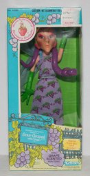 1982 Kenner Strawberry Shortcake 'Sour Grapes' Doll With Her Pet Snake, Dregs NIB