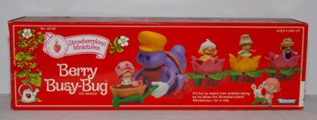 1980s Kenner Strawberry Shortcake 'Berry Busy Bug' Toy Vehicle Set NIB