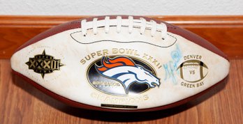 George Coghill Signed Commemorative Football In Super Bowl XXXII