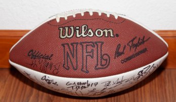 1988 New York Giants Team-signed Wilson Football (no COA) May Possibly Have Stamped Autographs