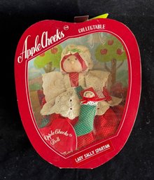 1980s Apple Cheeks 'Lady Sally Spartan' Cloth Doll In Original Packaging