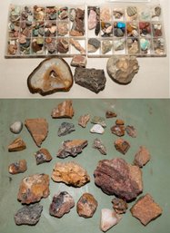Wide Variety Of Rough And Polished Stones, Minerals, Limestone, Iron-rich Silicates, Jaspers, Chalcedony
