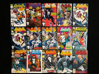 1991-94 Marvel Comics The Punisher With Notable 50th Issue Giant-sized Edition