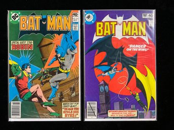 1979 DC Comics Batman #315 Guest Star Robin And Whitman #316 Danger On The Wing