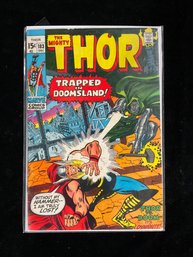 Marvel Comic 1970 The Mighty Thor #183 Titled 'Trapped In Doomsland!'