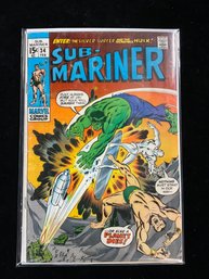 Marvel Comics 1971 Sub-Mariner #34 Features The First Team-up Of The 'Titans Three