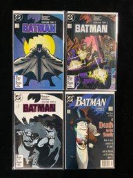 1987 And 1989 DC Comics Batman Showcasing The 'Batman: Year One' Storyline