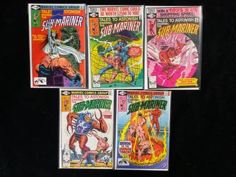 1979-1981 Marvel Comics Tales To Astonish Starring The Sub-mariner