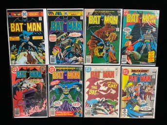 1970s And 80s DC Comics Batman Notable Characters Include Scarecrow, Catwoman, And Two-Face