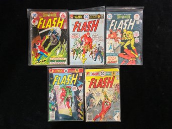 1970s DC Comics The Flash Issues #230, #233, #239, #241 And #243