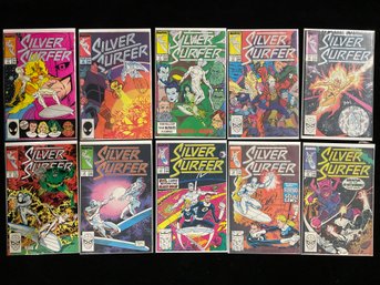 1980s Marvel Comics Silver Surfer (Vol. 3) Series Features First Appearance Of S'ybll