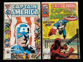 1986 And 1990 Marvel Comics Captain America  First Appearance Of John Walker As The New Super-Patr