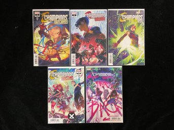 2020-2021 Marvel Comics Champions Outlawed Issues #1-5