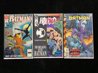 1990s DC Comics Batman Issues #457, #497 And #563 Debut Of The Third Robin