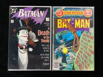 1978 And 1989 DC Comics Batman Features An Iconic Joker Cover Illustrated By Mike Mignola