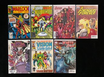 Marvel Comics Focused On Cosmic Characters And The Duo Of Vision And The Scarlet Witch.