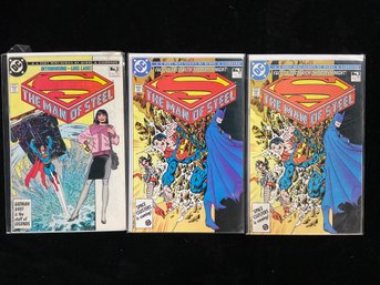 1986 DC Comics The Man Of Steel Issues #2-3 Written And Drawn By John Byrne With Inks By Dick Giordano