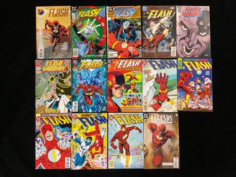1980s-90s DC Comics The Flash Featuring First Cameo Of Bart Allen (Impulse