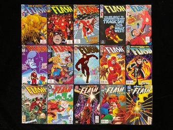 1990s DC Comics The Flashfeaturing Regarded Issues Written By Mark Waid