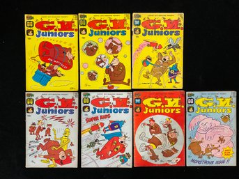 1964 And 1967 Harvey Hits Magazine Presents: G.I. Juniors Series Was A Spin-off Of George Baker's Sad Sack