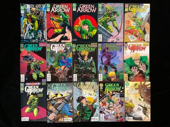 1988-1998 DC Comics Green Arrow Issues Featuring Major Story Arcs Like 'Cross Roads'