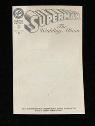 1996 DC Comics Superman: The Wedding Album #1 Features Marriage Of Clark Kent And Lois Lane