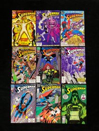 1990s DC Action And 1988 Superman Featuring Issue The Aftermath Of 'The Death Of Superman