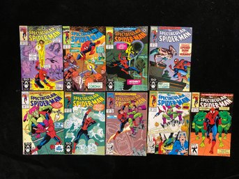 1990-91 Marvel Comics The Spectacular Spider-Man Issues #176-185 ( Missing #182)