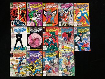 Marvel Comics The Spectacular Spider-Man Issues #134-#147 ( Missing #145)