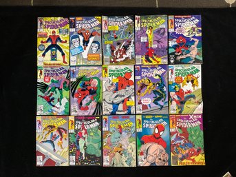 Marvel Comics The Spectacular Spiderman Includes Notable Story Arcs Such As 'Acts Of Vengeance'