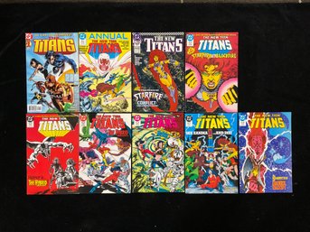 1980s-90s DC Comics Teen Titans Featuring The 'Origin Of Brother Blood'
