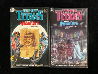 DC Comics The New Teen Titans #2 And #3 Of A 5 Part Storyline 'Who Is Wonder Girl?'