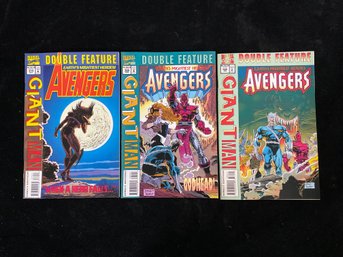 1990s Marvel Giant-Man Earths Mightiest Heroes Avengers Issues #379,#380,#382