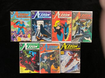 1988 Action Comics Weekly Issues #6,#7,#9,#13,#14,#16,#19
