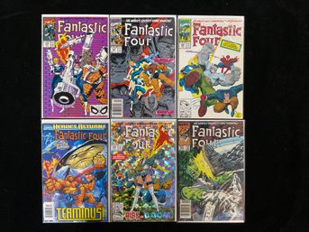 1980s-90s Marvel Comics Fantastic Four Issues #4,#375,#284,#343,#347,#348