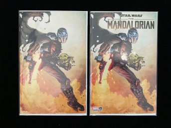 2022 Marvel Comics Star Wars: The Mandalorian #1 Trade Dress And Variant Version