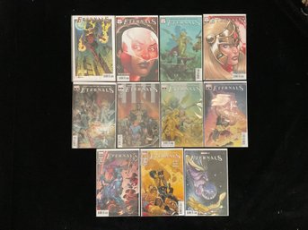 2021 Marvel Comics Eternals #1-12, ( Missing #11) Plus #7 Variant Cover