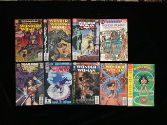 1980s-90s DC Comics Wonder Woman Issues #8,#7,#4,#3,#6,#148,#1,#5 And 1989 Annual