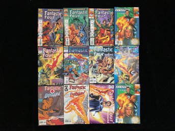 1990s-2000s Marvel Fantastic Four Series Featuring Unlimited, Fireworks And Unplugged