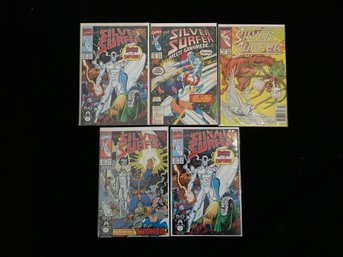 1980s-90s Marvel Comics The Silver Surfer Issues #8,#53,#55,#81
