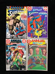 1980 DC Comics Superman Annuals #1-#4