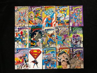 1990s DC Comics Superman Issues #56-#70 ( Missing #63,#67)