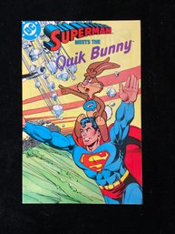 DC Comics 1987 Promotional Comic Book, Superman Meets The Quik Bunny