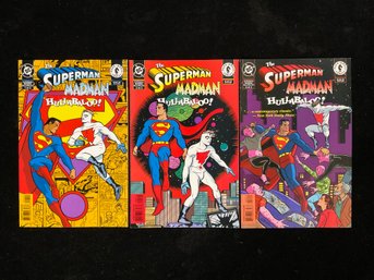 1997 DC Comics The Superman/Madman Hullabaloo! Complete Three-issue Crossover Miniseries