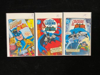 1980 DC Comics Complete Three-issue Mini-series 'The Untold Legend Of The Batman