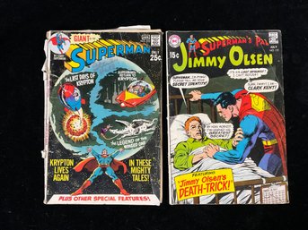 DC Comics Superman's Pal Jimmy Olsen #121 (July 1969) And Superman #232 (January 1971)