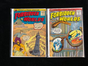 1956 And 1959 Forbidden Worlds, Published By The American Comics Group (ACG).