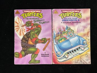 1990-91 Teenage Mutant Ninja Turtles: A Storybook Adventure Books Published By Random House